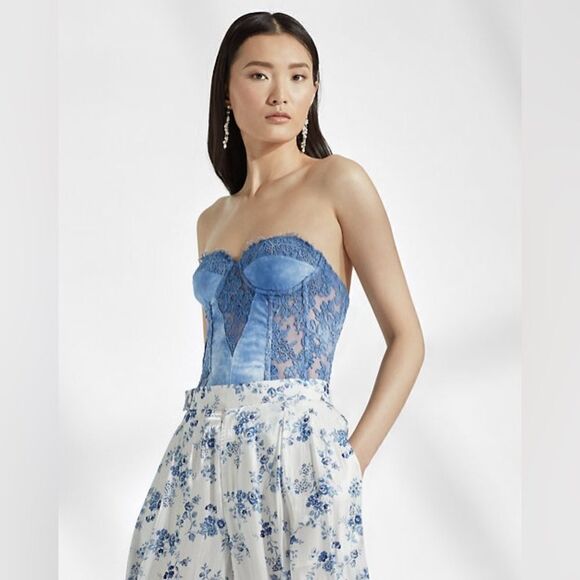 Ralph Lauren Collection Brenda Floral Wide-Leg Pant - Picture 10 of 16